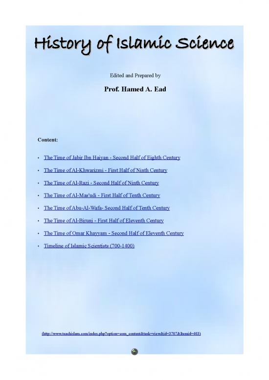 picture Timeline Spreadsheet 8289 | History Of Islamic Science Hamed A Ead | Filsafat